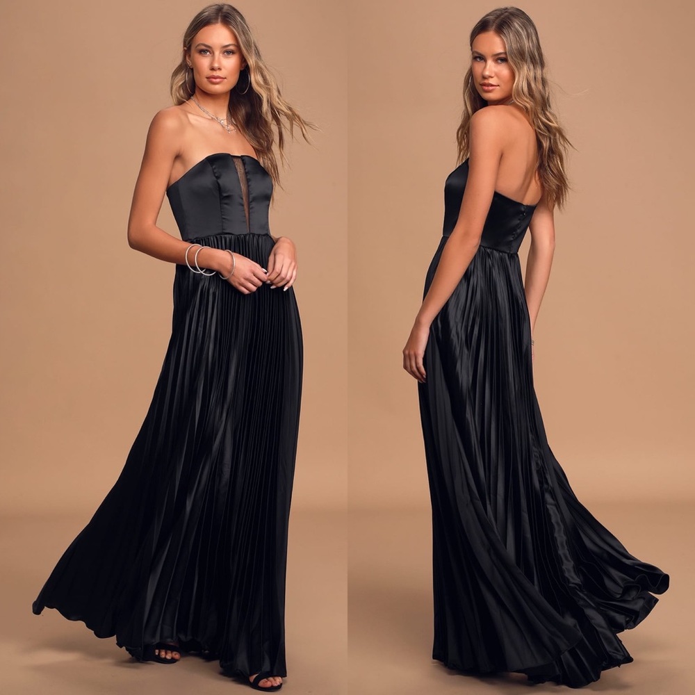 Lulu’s Black Maxi Dress. NWT.